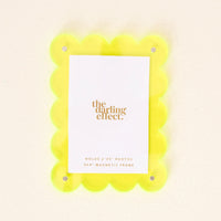 Acrylic Frame Magnet Mini Neon Yellow - The Darling Effect