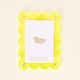 Acrylic Frame Magnet Mini Neon Yellow - The Darling Effect