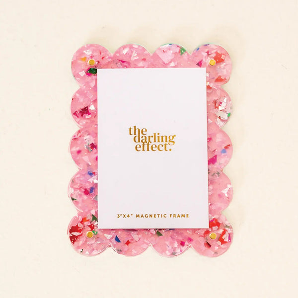 Acrylic Frame Magnet Mini Punk Confetti- The Darling Effect