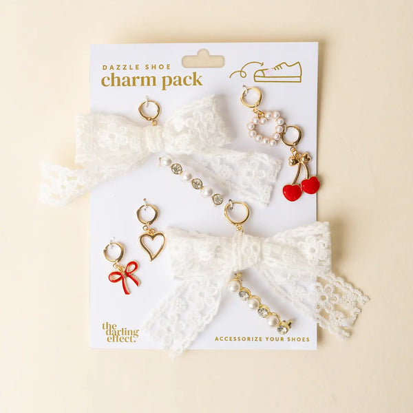 The Darling Effect Shoe Charm Pack - Cherry Twist