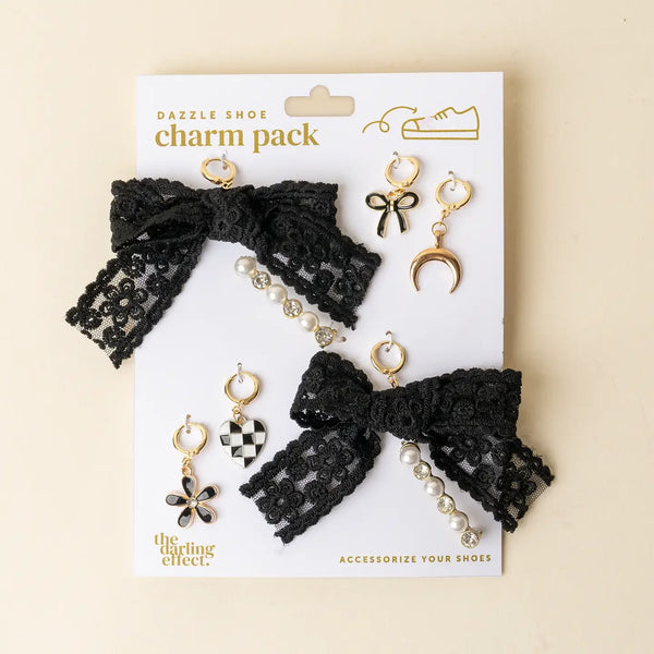 The Darling Effect Shoe Charm Pack - Midnight Moment