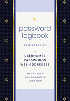 PASSWORD LOGBOOK - BLACK & GOLD