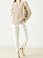 Salty Cotton Crewneck Sweater by MERSEA
