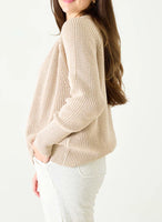 Salty Cotton Crewneck Sweater by MERSEA