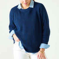 Salty Cotton Crewneck Sweater by MERSEA
