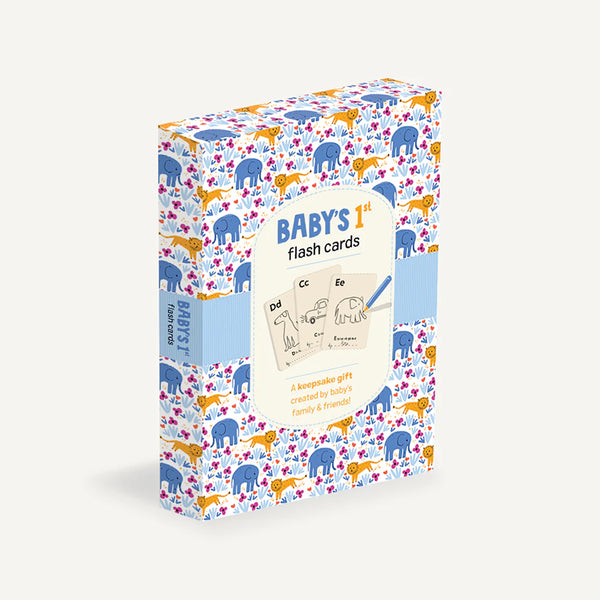 Baby's 1st Flash Cards A keepsake gift created by baby's family & friends!