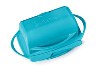 Butter Dish with Attached Flip-Top Lid by Butterie