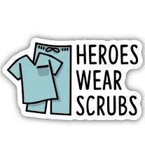 Stickers Northwest Heroes Wear Scrubs Sticker