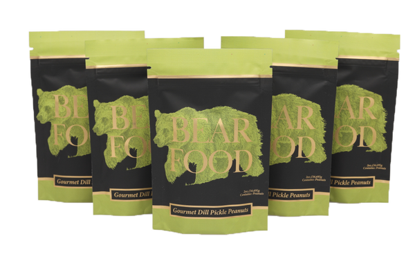 Bear Food Dill Pickle Gourmet Peanuts 2oz Pouch