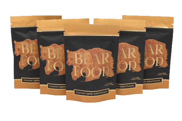 Bear Food Lightly Salted Gourmet Peanuts 2oz Pouch