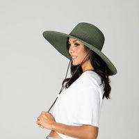 El Campo Unisex 5" Brim Sun Hat - UPF50 Sun Protection with Chin Cord by San Diego Hat Co.