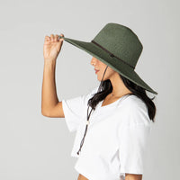 El Campo Unisex 5" Brim Sun Hat - UPF50 Sun Protection with Chin Cord by San Diego Hat Co.