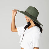 El Campo Unisex 5" Brim Sun Hat - UPF50 Sun Protection with Chin Cord by San Diego Hat Co.