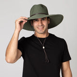 El Campo Unisex 5" Brim Sun Hat - UPF50 Sun Protection with Chin Cord by San Diego Hat Co.