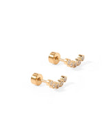 LINNY CO Screwback Stud Earrings - Abigail Sparkle