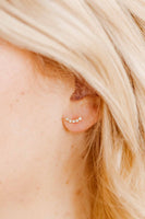 LINNY CO Screwback Stud Earrings - Abigail Sparkle