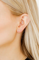 LINNY CO Screwback Stud Earrings - Abigail Sparkle