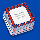 After Dinner Amusements: How Well Do You Know Me?
50 Questions for Family and Friends