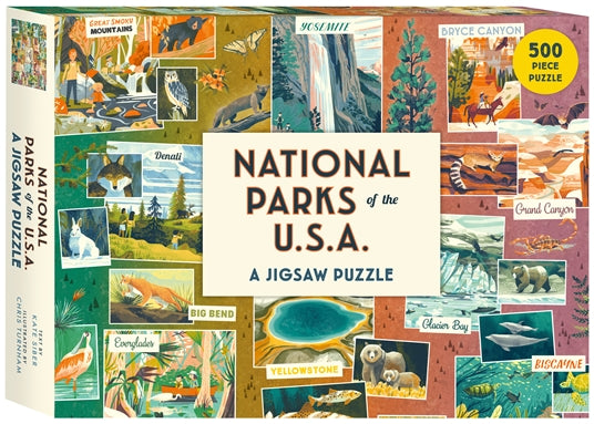 NATIONAL PARKS OF THE USA A JIGSAW PUZZLE - 500 Pieces