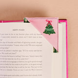Twinkling Tree Corner Keeper Fabric Bookmark