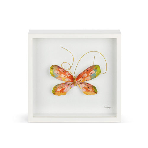 Orange Multi Butterfly Wall Art