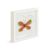 Orange Multi Butterfly Wall Art