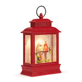 Christmas Cardinals Lit Musical Lantern