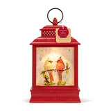Christmas Cardinals Lit Musical Lantern