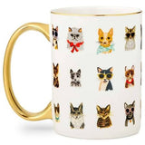 Rifle Paper Co. Porcelain Cool Cats Mug