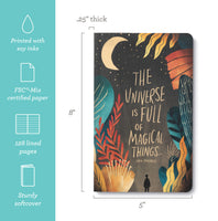 Write Now - “THE UNIVERSE IS FULL OF MAGICAL THINGS...” —EDEN PHILLPOTTS Softcover Journal
