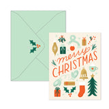 MERRY BAUBLES: MERRY CHRISTMAS
10 Holiday Note Cards