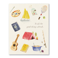 TO ALL THE GOOD THINGS AHEAD…
Retirement Card