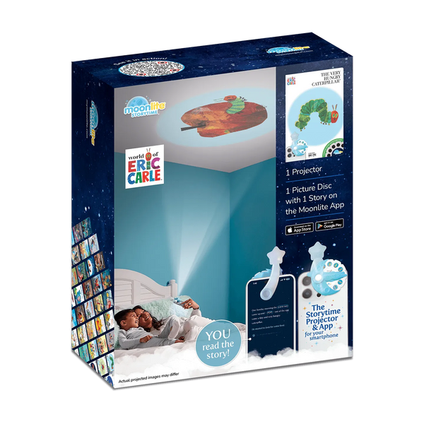 Moonlite Storytime Eric Carle The Very Hungry Caterpillar 1-Story Starter Pack with Projector