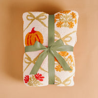 The Darling Effect Patchwork Pumpkins Cozy Dreams Luxe Blanket