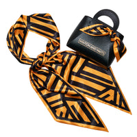 Winton + Waits GAME DAY ACCESSORY SCARF - BLACK & GOLD