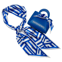Winton + Waits GAME DAY ACCESSORY SCARF - BLUE & WHITE