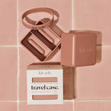 2-Compartment Travel Case - Terracotta