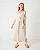 Provence Linen Kaftan Dress
