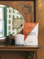 NOTES Turmeric & Pumpkin Chai Sustainable Candle Refill Kit