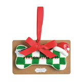 Personalize Me Dog Bone Ornament Set