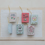 MDF & Canvas Book Ornament