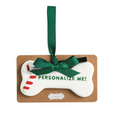Personalize Me Dog Bone Ornament Set