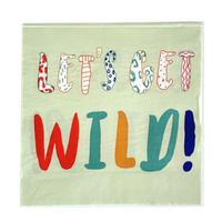 Let’s Get Wild Die-Cut Lunch Napkin Rawr-some 2 Ply/16pk