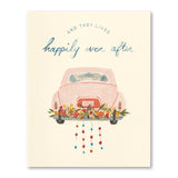 And They Lived Happily Ever After - Wedding Card