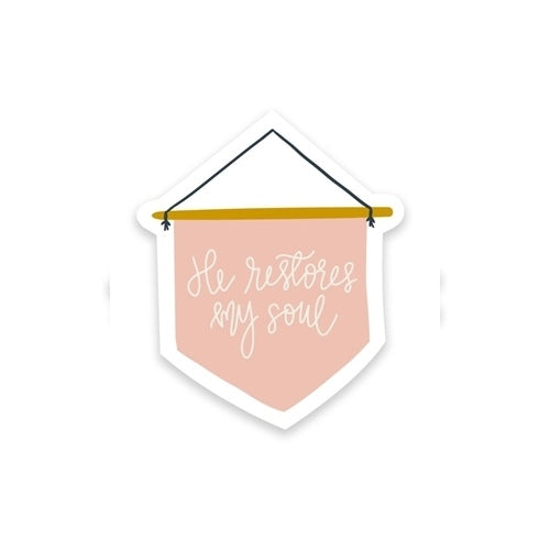 He Restores My Soul Sticker
