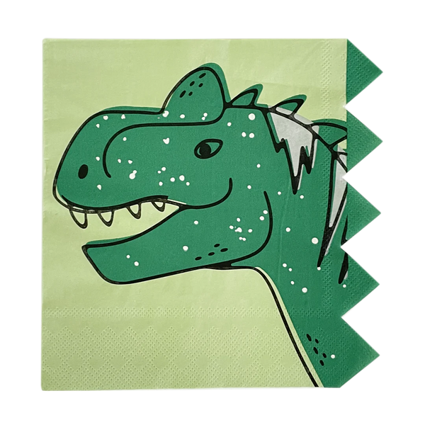 Die-Cut Lunch Napkin Rawr-some 2 Ply/16pk