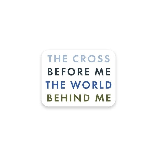 The Cross Before Me Sticker