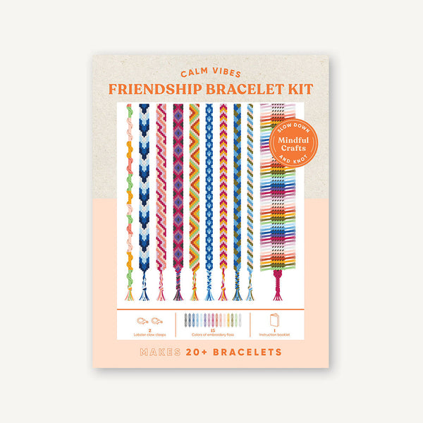 Mindful Crafts: Calm Vibes Friendship Bracelet Kit