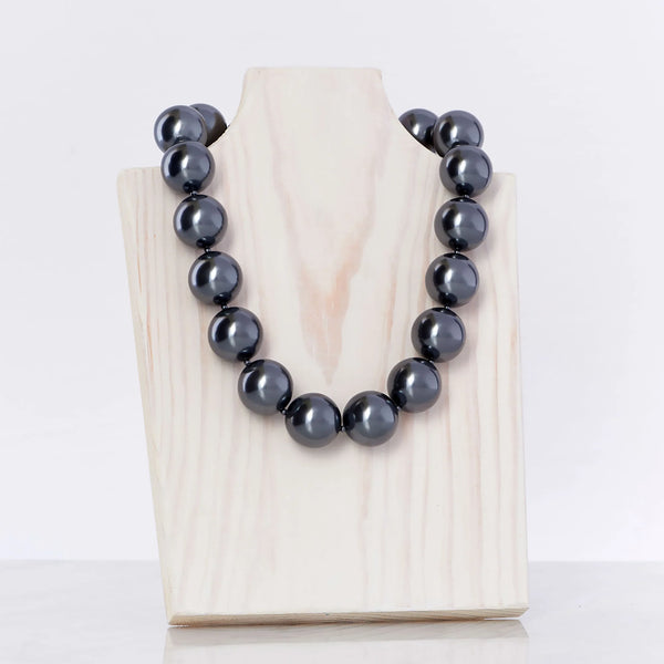 Sterling Grey Cooling Pearl Necklace