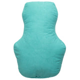 Snowman Shaped Embroidered Pillow
